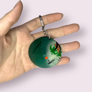 Porte-clés élégant en résine artificielle en forme de cône accessoire artisanal avec couleur personnalisable en gros Style Souvenir du Vietnam - Product Image 4