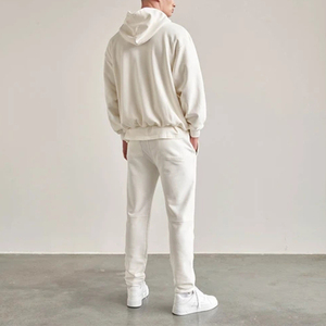 Custom Unisex 2-Piece Fleece Autumn Sweat Suit Jogger Set Windbreaker Hoodie & <b>Plain</b> <b>Tracksuit</b> for Men - Product Image 2