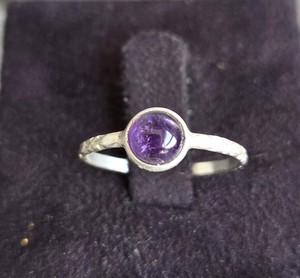 Fashionable 925 Sterling Silver Amethyst <b>Statement</b> <b>Ring</b> for Yoga Studio Gift Premium Quality - Product Image 6