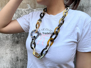 Tradebyd สร้อยคอเขาสัตว์ที่สง่างามเครื่องประดับทำด้วยมือธรรมชาติที่สมบูรณ์แบบสำหรับเป็นของขวัญและแฟชั่นในชีวิตประจำวัน - Product Image 3