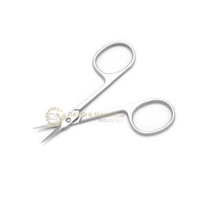 Herramienta de belleza personalizada de alta calidad más vendida, tijeras de manicura de cutícula recta de acero inoxidable para el cuidado de las uñas, directo de fábrica - Product Image 2