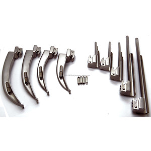 Set de Laringoscopio Convencional LED de Acero Inoxidable, 4 Hojas Macintosh, 5 Hojas Miller, 2 Mangos, Caja de Bombillas Adicionales, Certificación CE ISO, OEM - Product Image 5