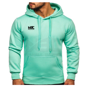 แฟชั่นที่ขายดีที่สุดสีฟ้า Hoddies โลโก้ที่กำหนดเอง2023ราคาโรงงานบุรุษราคาถูก Hoodies ทำในประเทศปากีสถาน - Product Image 3