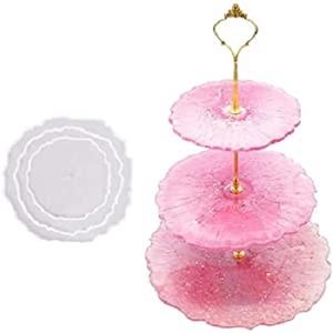 Support à gâteau rond personnalisable en résine écologique, présentoir pour cupcakes et tapis pour fêtes, options classiques MOON RISE CRAFT - Product Image 4