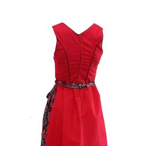 2025 allemand Oktoberfest femmes bavarois bière fête Costumes Mini Dirndl robe 100% coton à carreaux/imprimé tissu décontracté pour - Product Image 6