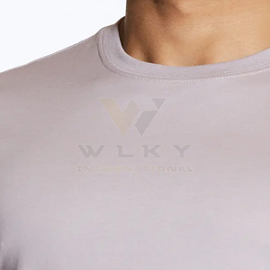 T-shirt en coton 100% premium pour homme, logo personnalisé imprimé, streetwear décontracté, t-shirt surdimensionné, vente en gros - Product Image 6