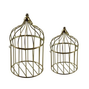 Elegante jaula de pájaros de Metal, casa de pájaros colgante moderna, jaula de pájaros de hierro duradera para interiores y exteriores para uso en jardín y balcón - Product Image 3
