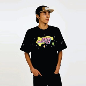 Camisetas de hip-hop para hombre de alta calidad hechas en fábrica-Nuevas llegadas Estampado de algodón de manga corta de ajuste suelto - Product Image 2