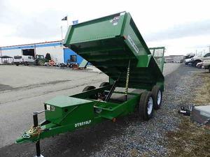 Remolque de descarga hidráulica de alta capacidad 5X10 Entrega rápida para una fácil carga Descarga Componentes de núcleo de motor de engranaje de materiales pesados - Product Image 3