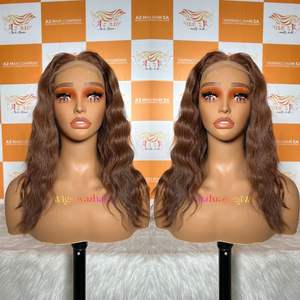 100% perruque ondulée profonde vierge brun Vietnam cheveux crus de haute qualité prix bon marché fournisseur d'extensions de cheveux humains - Product Image 4