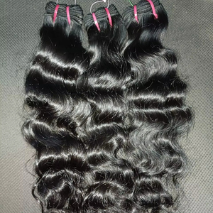 Extensions de cheveux vierges indiennes non traitées en gros, double trame machine pour tissage de cheveux, marque Sushma, modèle 2025 - Product Image 1
