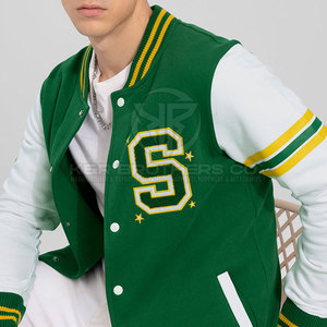Chaqueta universitaria para hombre, chaqueta Bomber Letterman de alta calidad para ropa de calle deportiva y de aspecto informal, chaqueta universitaria elegante para hombre - Product Image 4