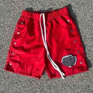 High Quality Custom Logo Summer Pocket Double <b>Layer</b> Men's Fitness Mesh Shorts 6XL Size Solid Pattern Polyester Gym Shorts - Product Image 2