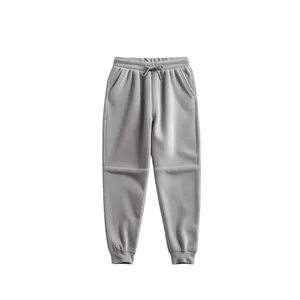 Men’s Light Grey Fleece Tracksuit with Zip Hoodie & <b>Pants</b> - Product Image 3