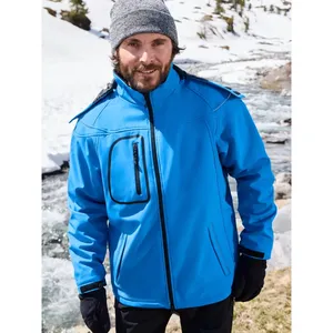 Veste softshell d'hiver personnalisée pour homme, accessoires pour sports d'hiver - Product Image 1