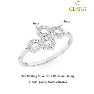 Anillos de Plata de Ley 925 de Primera Calidad para Mujer, Chapados en Rodio con Diamante de Corte Princesa, Joyería Fina, Tipo Anillo para Hombre - Product Image 4