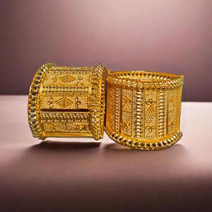 Super Offers <b>Bangles</b> <b>Set</b> with 22K Gold Plated Modern Style <b>Bangles</b> <b>Set</b> for Women Wear Jewelry by Exporters - Product Image 1