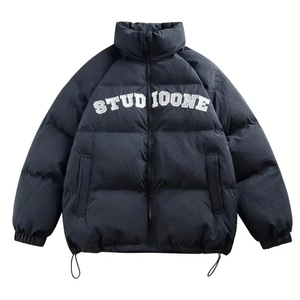 Chaqueta de Invierno para Hombre, Estilo Urbano, Transpirable, de Lona, Cálida, Cómoda, con Cuello Alto, Bolsillos y Capucha de Alta Calidad - Product Image 1