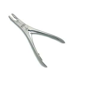 Rongeurs d'os professionnels en acier inoxydable de haute qualité Instruments chirurgicaux orthopédiques Double articulation droite et incurvée - Product Image 5