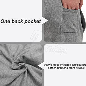 Pantalones cortos de gimnasio para hombre hechos de algodón de último diseño para tamaño adulto Fabricación de Pakistán pantalones cortos de gimnasio para hombre - Product Image 5