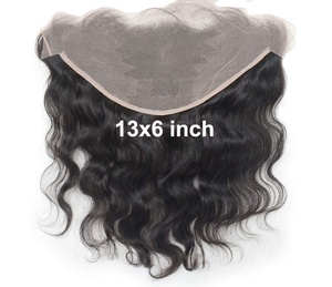 ชิ้นส่วนลูกไม้ด้านหน้าผมมนุษย์คุณภาพดีจากอินเดียโดย HAMDAAN IMPEX - Product Image 3