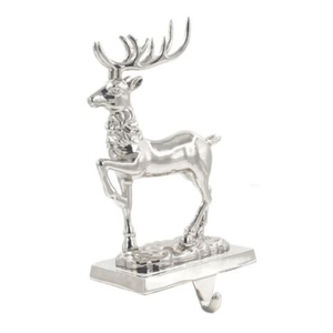 Dernier modèle de décoration de Noël Porte-stocks Porte-bas argenté en métal de qualité supérieure Accessoires de Noël pour la maison en gros - Product Image 1