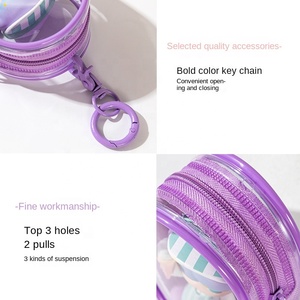 Cổ điển bảo vệ hiển thị túi cho Pop Mart 8cm hộp mù phim hoạt hình đồ chơi PVC trong suốt ba chiều làm khô túi Macaron màu - Product Image 2