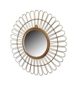 High Quality <b>Round</b> Metal Wall <b>Mirror</b> Vintage-Modern Design for Living Room Bathroom Available at Wholesale Price - Product Image 1