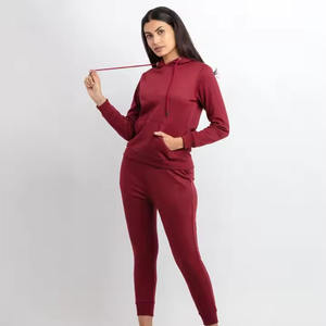 Conjunto Deportivo Casual de Invierno para Mujer, 2 Piezas, Sudadera con Capucha y Bolsillos Lavados, Estilo Vintage, Holgado, para Gimnasio y Aire Libre, Venta al Por Mayor de Fábrica - Product Image 6