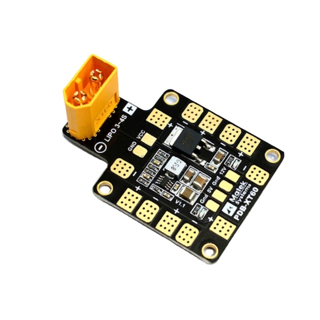 Matek Systems PDB XT60 W/ BEC 5V & 12V 2oz Copper for RC Helicopter FPV Quadcopter Muliticopter Drone Power Distribution