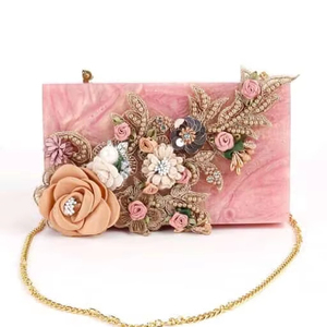 Bolso de mano de resina de gran calidad para mujer y diseño moderno, elegante y moderno, perfecto para eventos formales y ocasiones especiales - Product Image 1