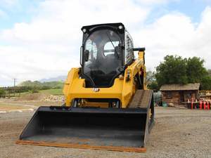 รถตักล้อยาง CAT รุ่น Skid Steer Loader เครื่องยนต์ดีเซล 45 กิโลวัตต์ 75 แรงม้า น้ำหนัก 750 กิโลกรัม รถตักหน้า ใช้เครื่องยนต์ Kubota รุ่นปี 2023 ดีไซน์ใหม่ ลดราคา - Product Image 4