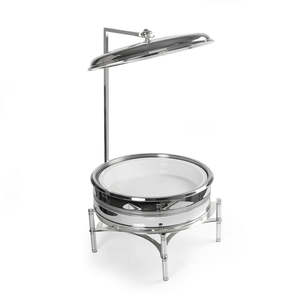 สุดยอดข้อเสนอของโลกคราฟท์ที่มีคุณภาพสูงสแตนเลสจาน chafing ความจุ8L ทำความสะอาดได้ง่ายรูปร่างปรับแต่งได้สำหรับอาหาร - Product Image 5