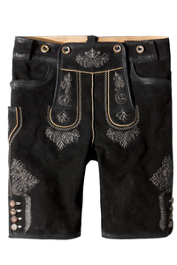 Pantalones bávaros tradicionales para hombre Pantalones cortos de cuero Oktoberfest - Product Image 5