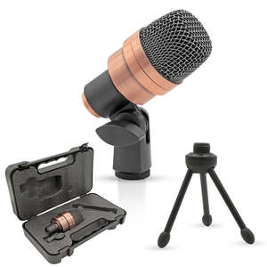 Microphone de batterie 5 cœurs XLR filaire unidirectionnel pour tom et autres instruments de musique, en cuivre - Product Image 1