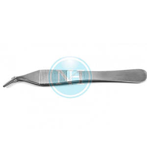 Pinzas Quirúrgicas para Tejidos 1x2 Dientes, Delicadas, Curvadas, de Primera Calidad - Product Image 3