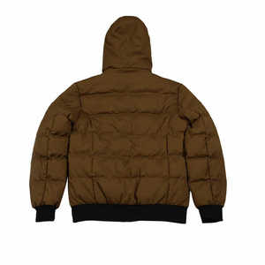 Veste polaire nuage respirante unisexe de couleur unie élégante pour hommes, col montant à la mode avec toile épaisse chaude pour vêtements de plein air - Product Image 2