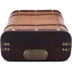 Vintage Wooden Suitcase Turntable with <b>Bluetooth</b> & <b>USB</b> (Model VT32) - Product Image 4