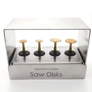 Kit de 4 Discos de Sierra Dentales Manuales de Acero Inoxidable, Herramientas de Corte de Alta Precisión para Cirugía Oral, Implantes y Hueso - Product Image 5