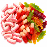 Bonbons gélifiés aux fruits à marque privée, saveur sucrée et acidulée, doux, halal, fabricant sur mesure, OEM TK en vrac
