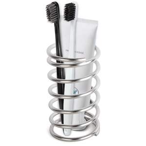 Porte-brosse à dents en métal compact et élégant pour organiser les brosses à dents de manière ordonnée et sécurisée - Product Image 3