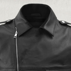 Gilet de moto en cuir véritable pour homme, qualité supérieure, prix de gros, style motard - Product Image 3