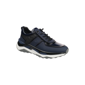 Zapatillas Casuales de Cuero para Hombre M875 con Logotipo en V Triangular, Cordones Planos, Suela de Goma, Tacón Bajo, con Cordones, Venta al Por Mayor para Exportación - Product Image 2