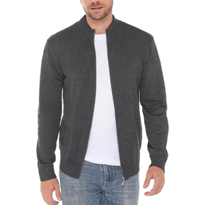 Choice High Quality Men Zipper Wool <b>Cardigan</b> Cashmere <b>Sweater</b> Autumn Winter Thick Smart Casual 100% Merino Wool Knitwear Tops - Product Image 2