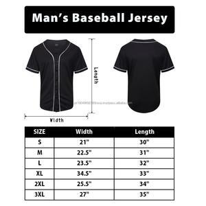 Vente en gros de chemises de baseball brodées personnalisées Maillot de baseball blanc américain - Product Image 6