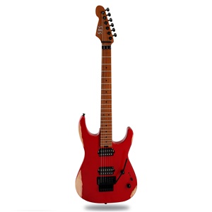 Guitare électrique SBS VS260 avec manche en érable, corps en acier, tremolo Floyd Rose, micros humbucker Alnico II entièrement enroulés, finition polie - Product Image 3