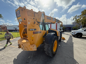Compre manipulador telescópico multifunción usado 4WD cargador de manipulador telescópico de agricultura por precio barato, carretilla elevadora manipuladora telescópica JCB 512-56 - Product Image 3