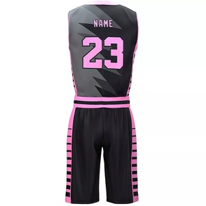2024 ensemble d'uniformes de basket-ball de broderie réversible sur mesure meilleur équipement de basket-ball grande taille pour hommes en gros - Product Image 5