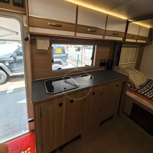 Tùy chỉnh nhôm RV Motorhome du lịch ngoài trời Trailer hộ gia đình nhỏ nhà Caravan di động sống cắm trại Trailer một phòng ngủ - Product Image 3