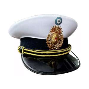 Gorra de visera vintage de los años 50-60 de la Fuerza Armada Argentina para oficina, estilo vestido de verano. - Product Image 2